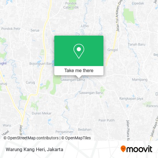 Warung Kang Heri map