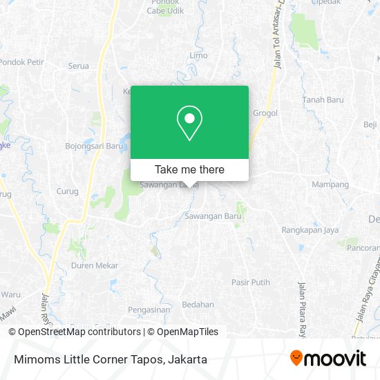 Mimoms Little Corner Tapos map