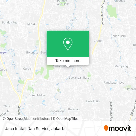 Jasa Install Dan Service map