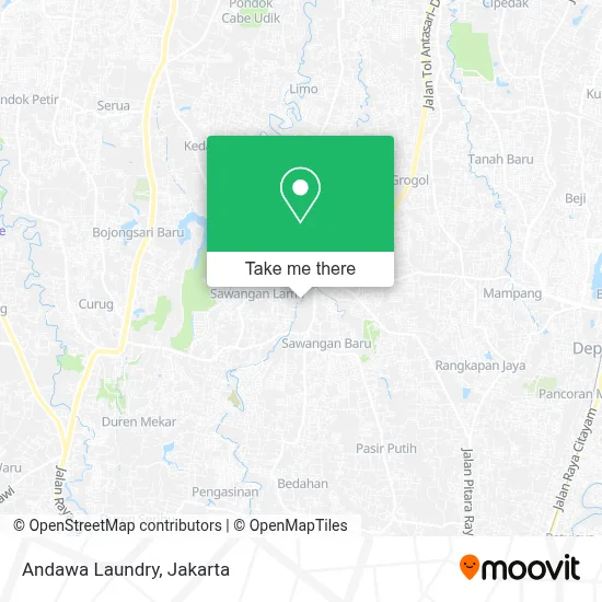Andawa Laundry map