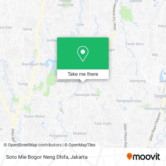 Soto Mie Bogor Neng Dhifa map