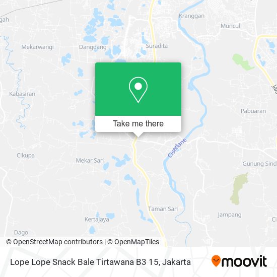 Lope Lope Snack Bale Tirtawana B3 15 map