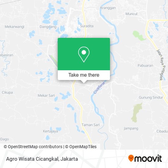 Agro Wisata Cicangkal map