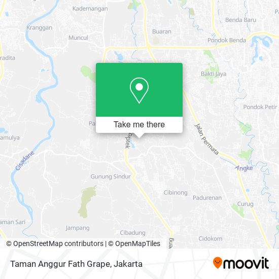 Taman Anggur Fath Grape map