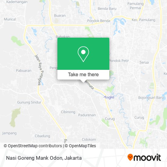 Nasi Goreng Mank Odon map