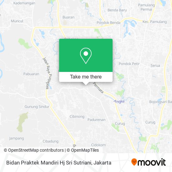 Bidan Praktek Mandiri Hj Sri Sutriani map
