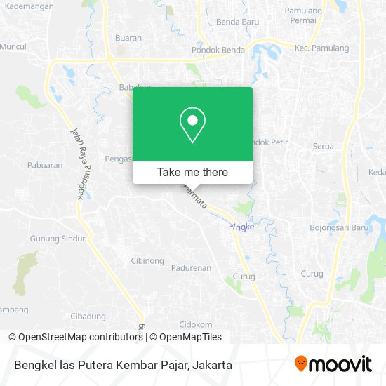 Bengkel las Putera Kembar Pajar map