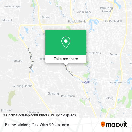 Bakso Malang Cak Wito 99 map