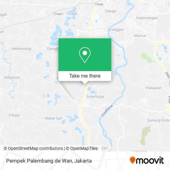 Pempek Palembang de Wan map