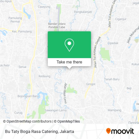 Bu Taty Boga Rasa Catering map