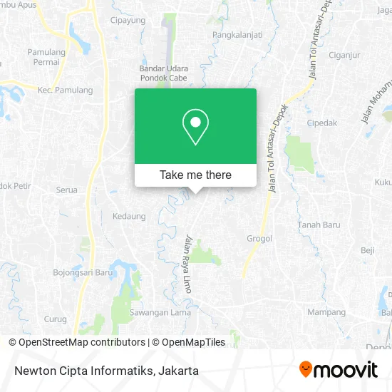 Newton Cipta Informatiks map
