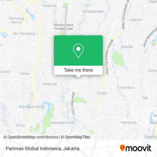 Parimas Global Indonesia map