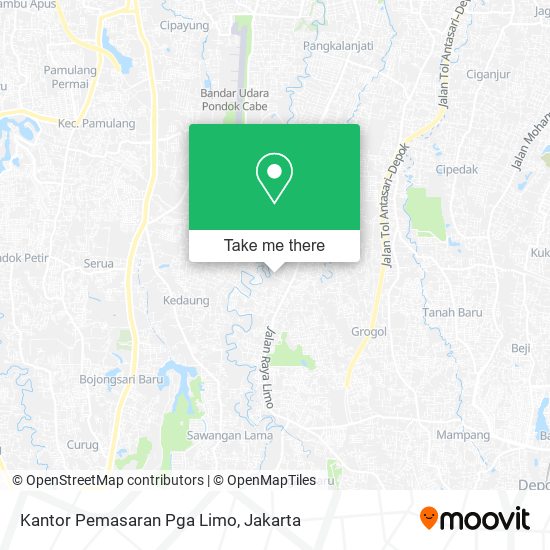 Kantor Pemasaran Pga Limo map