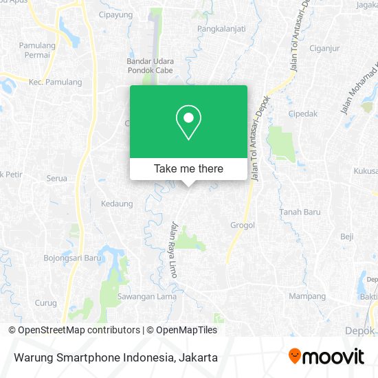 Warung Smartphone Indonesia map