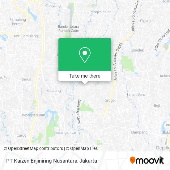 PT Kaizen Enjiniring Nusantara map
