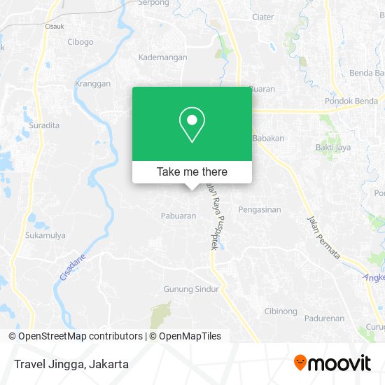 Travel Jingga map