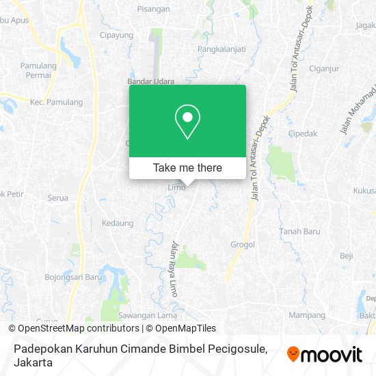 Padepokan Karuhun Cimande Bimbel Pecigosule map
