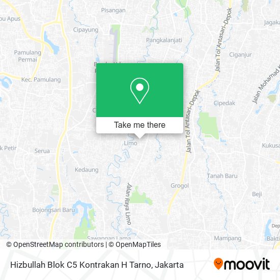 Hizbullah Blok C5 Kontrakan H Tarno map