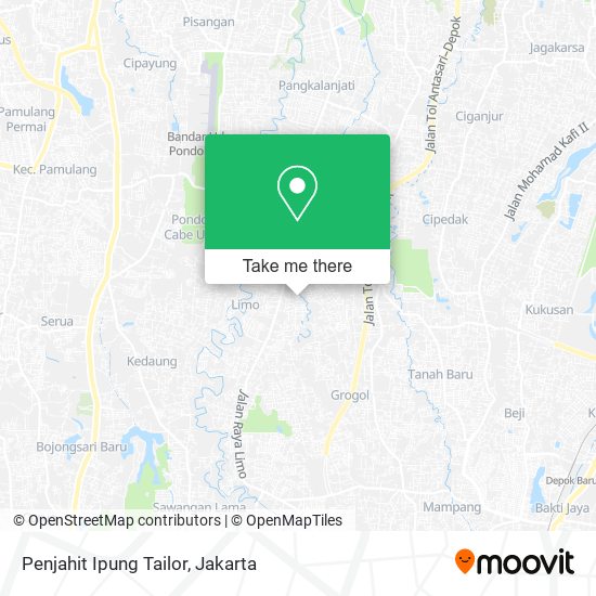 Penjahit Ipung Tailor map