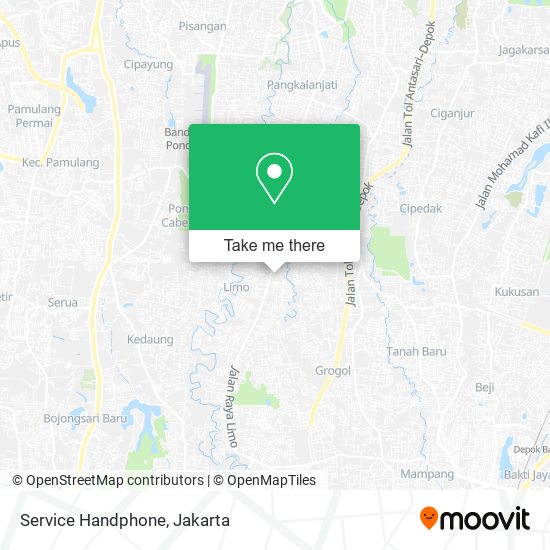 Service Handphone map