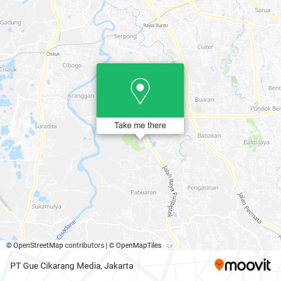 PT Gue Cikarang Media map