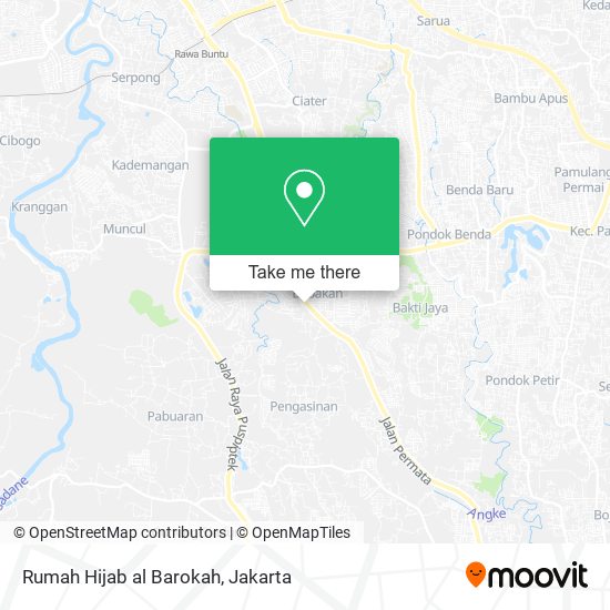 Rumah Hijab al Barokah map