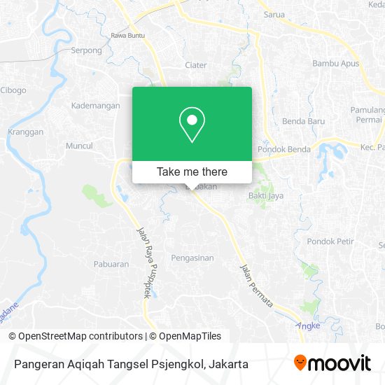 Pangeran Aqiqah Tangsel Psjengkol map