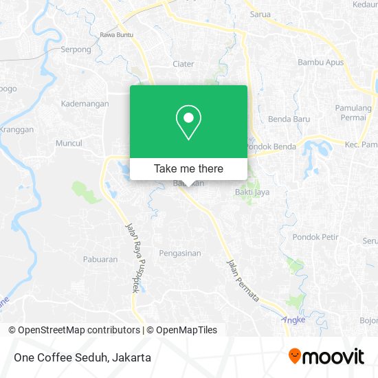 One Coffee Seduh map