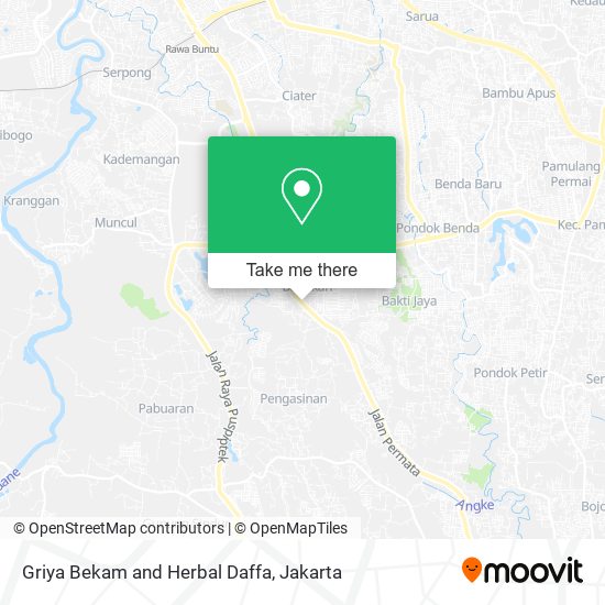 Griya Bekam and Herbal Daffa map