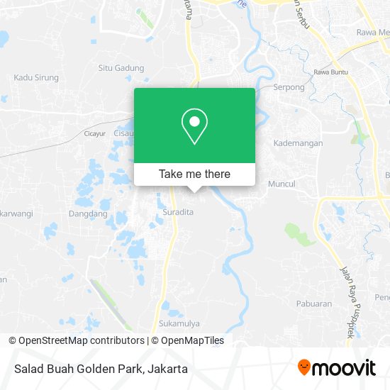 Salad Buah Golden Park map