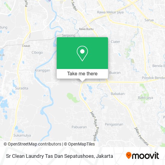 Sr Clean Laundry Tas Dan Sepatushoes map