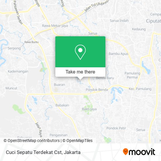 Cuci Sepatu Terdekat Cst map