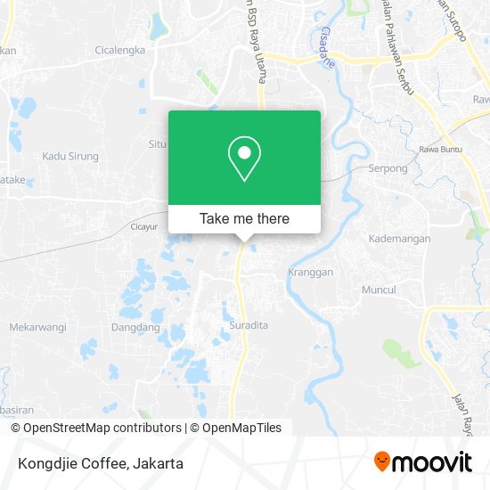 Kongdjie Coffee map