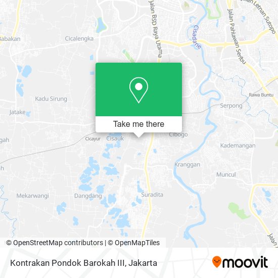 Kontrakan Pondok Barokah III map