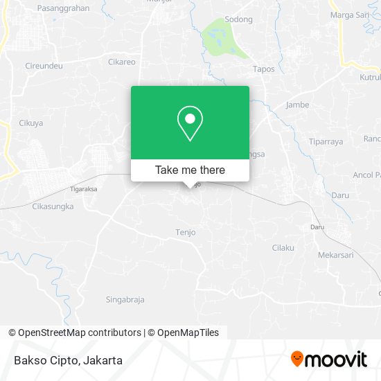 Bakso Cipto map