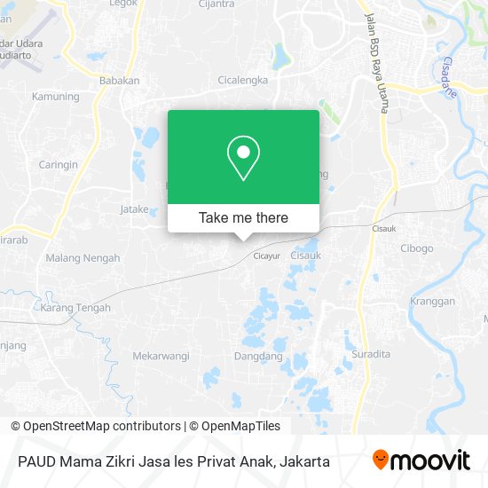 PAUD Mama Zikri Jasa les Privat Anak map