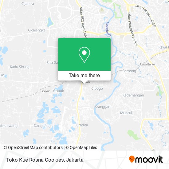 Toko Kue Rosna Cookies map