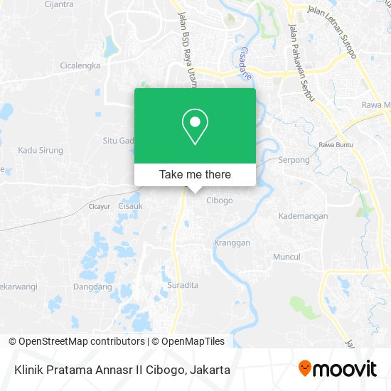 Klinik Pratama Annasr II Cibogo map