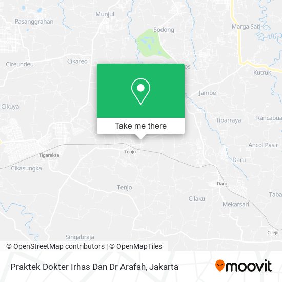 Praktek Dokter Irhas Dan Dr Arafah map