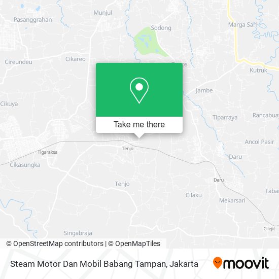 Steam Motor Dan Mobil Babang Tampan map