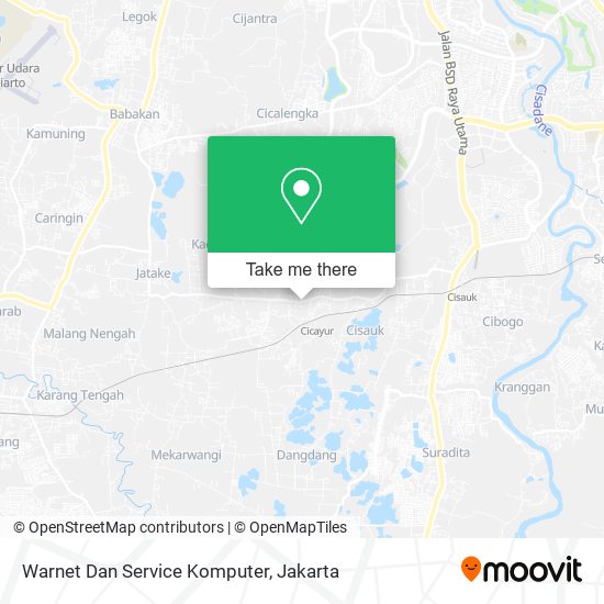 Warnet Dan Service Komputer map