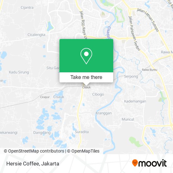 Hersie Coffee map