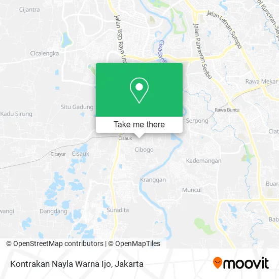 Kontrakan Nayla Warna Ijo map