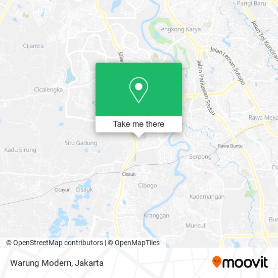 Warung Modern map