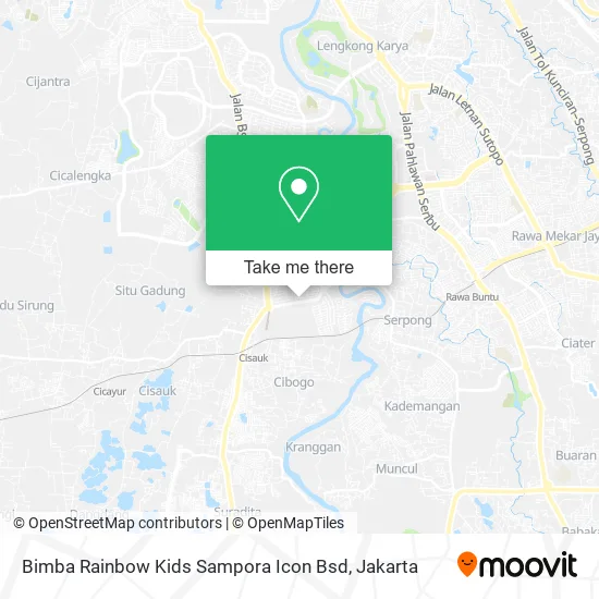 Bimba Rainbow Kids Sampora Icon Bsd map
