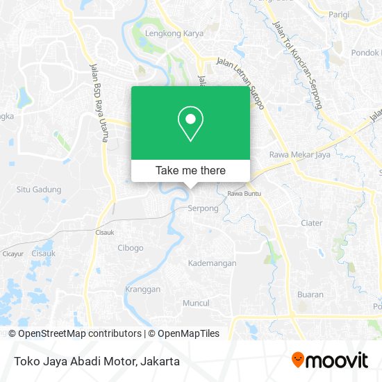 Toko Jaya Abadi Motor map