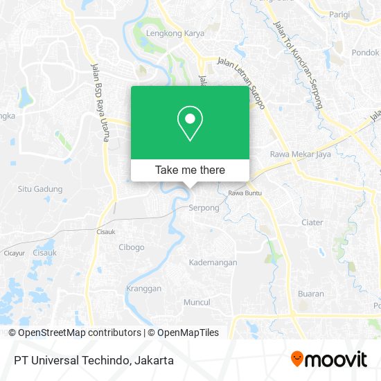 PT Universal Techindo map