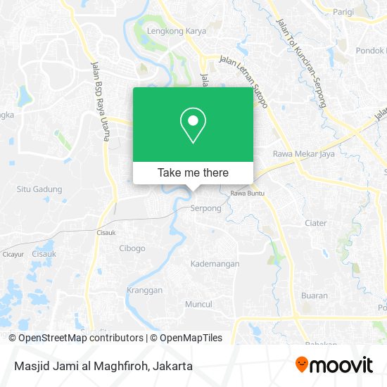 Masjid Jami al Maghfiroh map