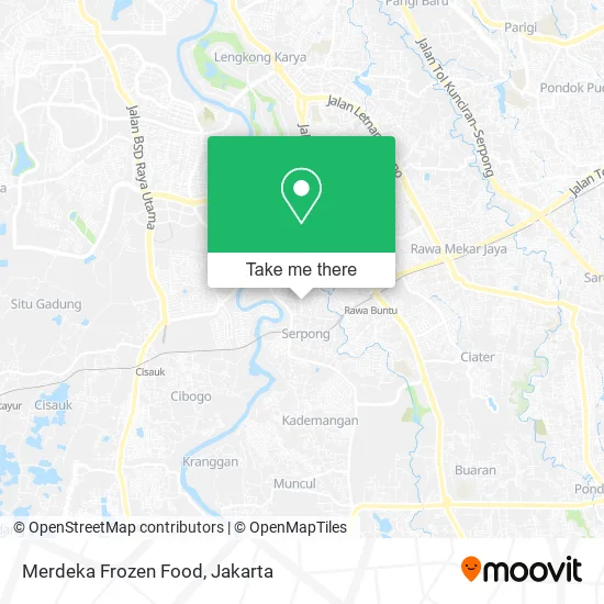 Merdeka Frozen Food map