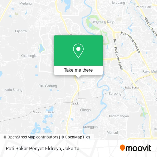 Roti Bakar Penyet Eldreya map